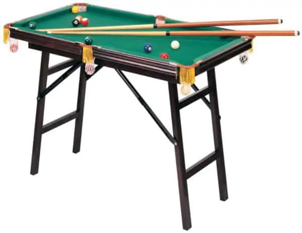 Mini folding pool table for kids