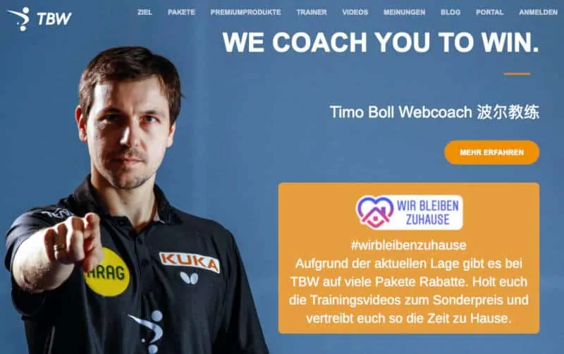 Timo Boll Webcoach